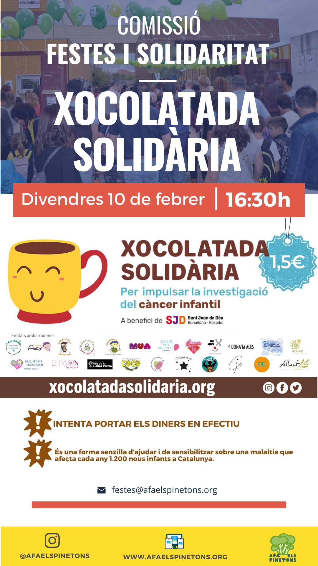 XOCOLATA_SOLIDARIA_2023 AFA PINETONS